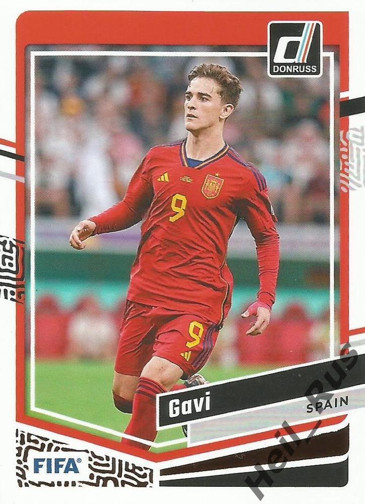 Футбол. Карточка Gavi/Гави Испания, FC Barcelona/Барселона Panini/Панини 2023/24