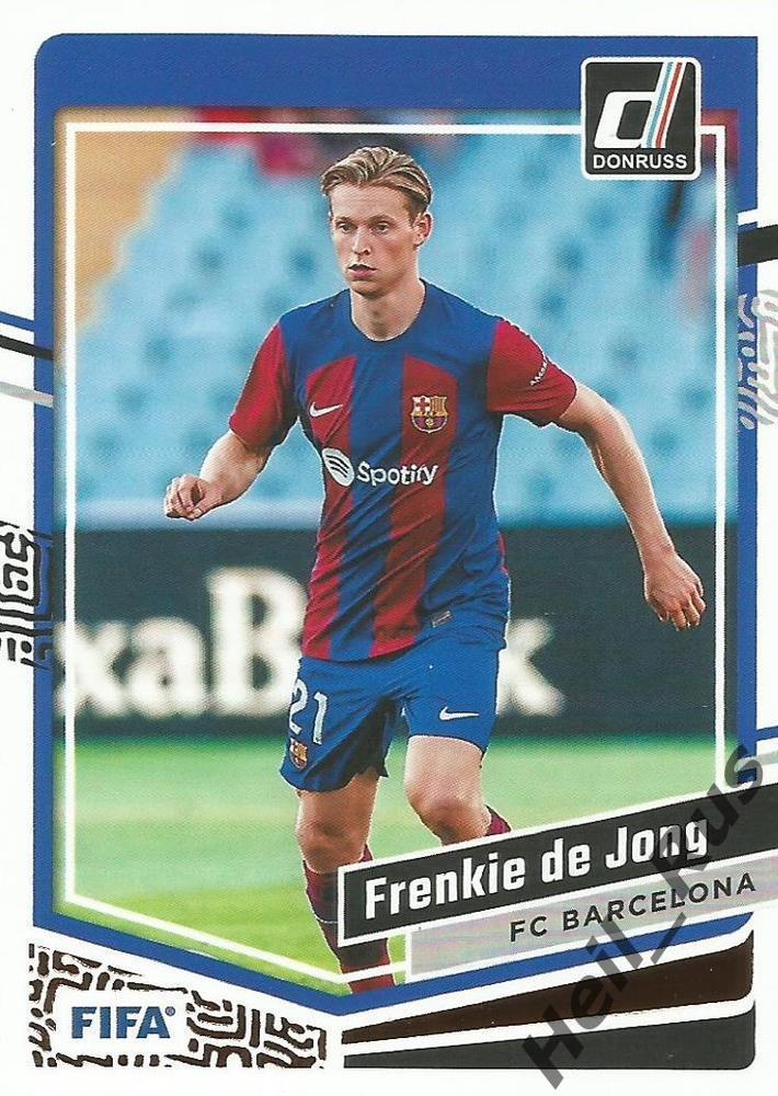 Футбол. Карточка Frenkie de Jong/Френки де Йонг (Барселона, Аякс) Panini 2023/24