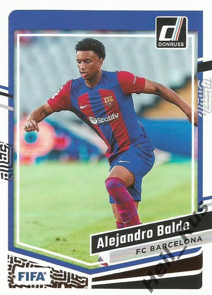 Футбол Карточка Alejandro Balde/Алехандро Бальде Барселона Panini/Панини 2023/24