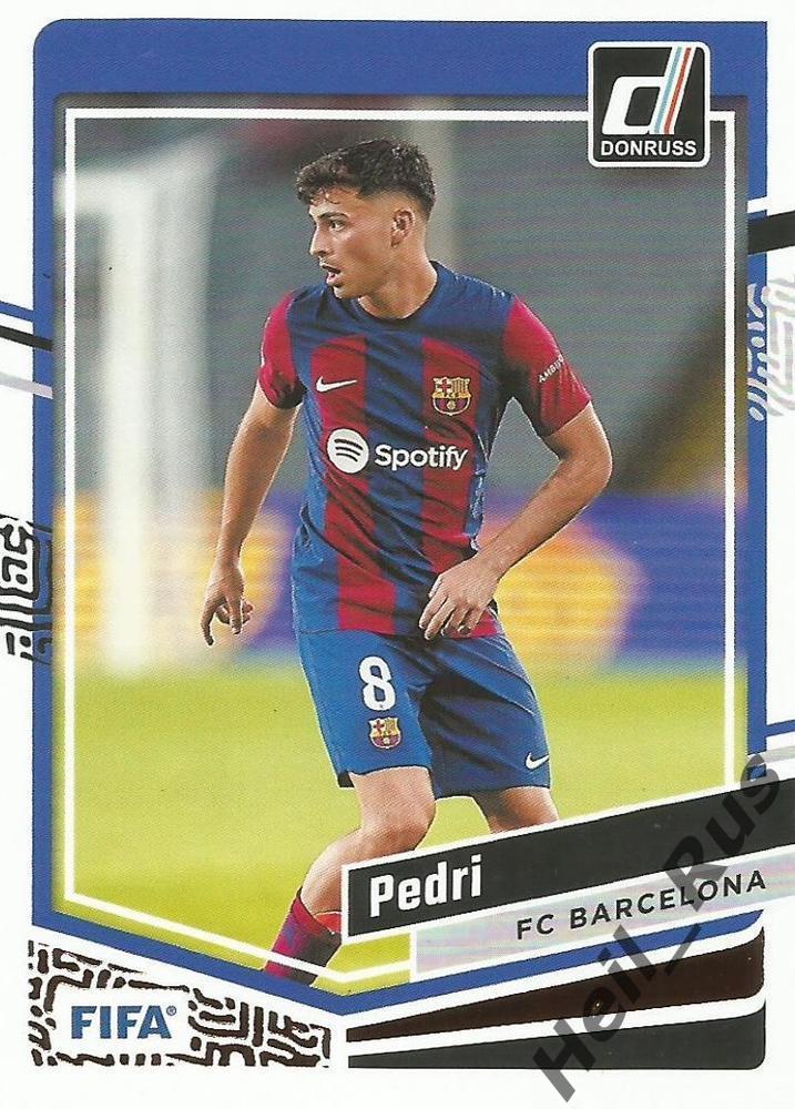 Футбол Карточка Pedri/Педри FC Barcelona/Барселона Panini/Панини 2023/24 Donruss