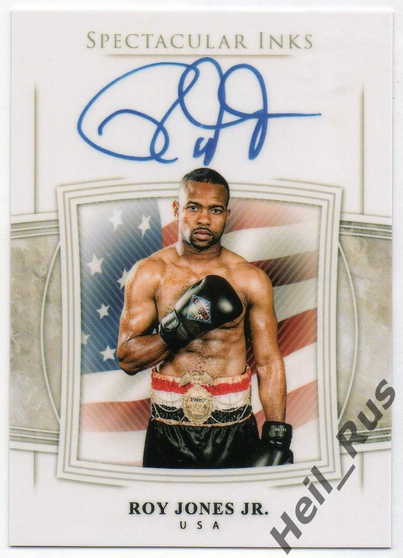 Бокс. Карточка с напечатанным автографом Roy Jones Jr./Рой Джонс-младший USA/США