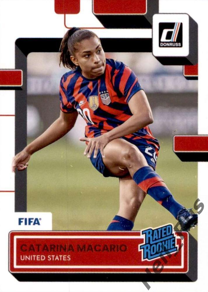 Футбол. Карточка Catarina Macario/Катарина Макарио USA/США Panini/Панини 2022-23