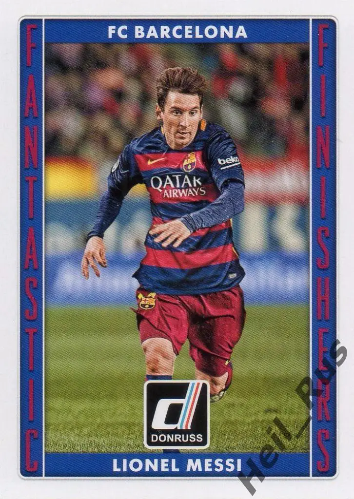 Футбол. Карточка Лионель Месси Барселона, Пари Сен-Жермен/ПСЖ Panini/Панини 2015