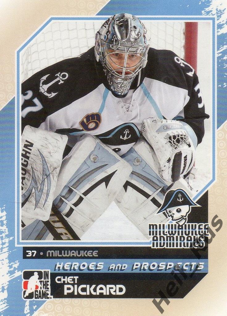 Хоккей Карточка Chet Pickard/Чет Пикар (Milwaukee Admirals/Милуоки) НХЛ/NHL, AHL