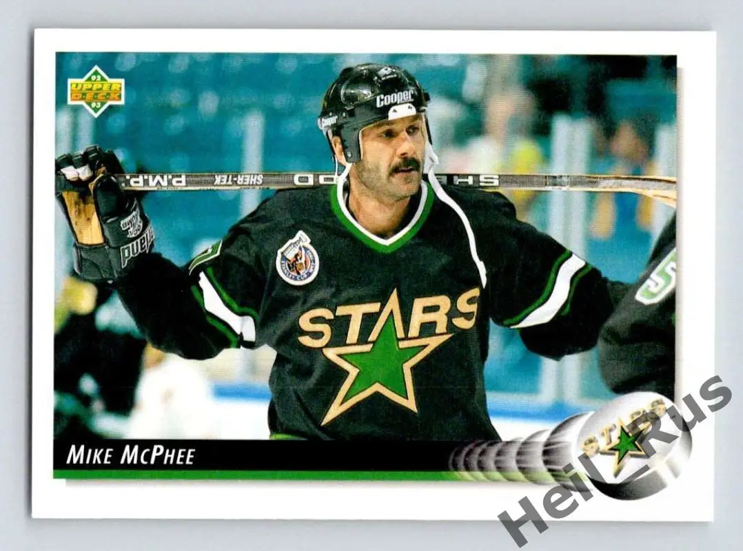 Хоккей Карточка Mike McPhee/Майк Макфи (Minnesota North Stars/Миннесота) НХЛ/NHL