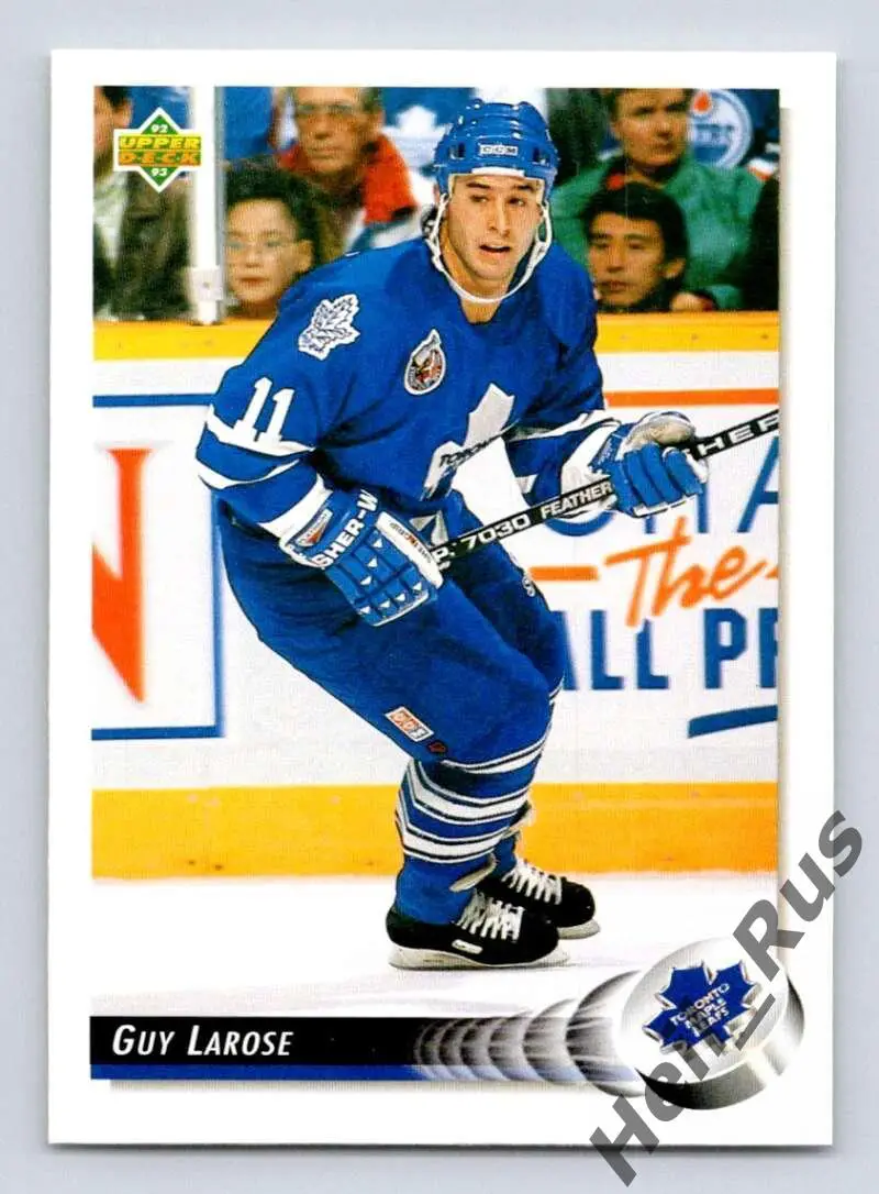 Хоккей. Карточка Guy Larose/Ги Лароуз (Toronto Maple Leafs/Торонто) НХЛ/NHL