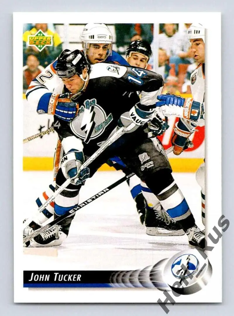 Хоккей. Карточка John Tucker/Джон Такер (Tampa Bay Lightning/Тампа-Бэй) НХЛ/NHL