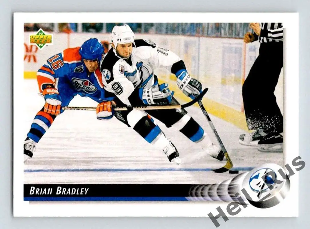 Карточка Brian Bradley/Брайан Брэдли (Tampa Bay Lightning/Тампа-Бэй) НХЛ/NHL