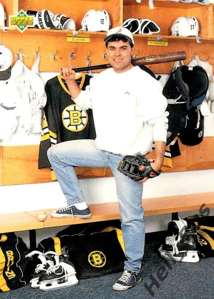 Хоккей. Карточка Adam Oates / Адам Оутс (Boston Bruins / Бостон Брюинз) НХЛ/NHL