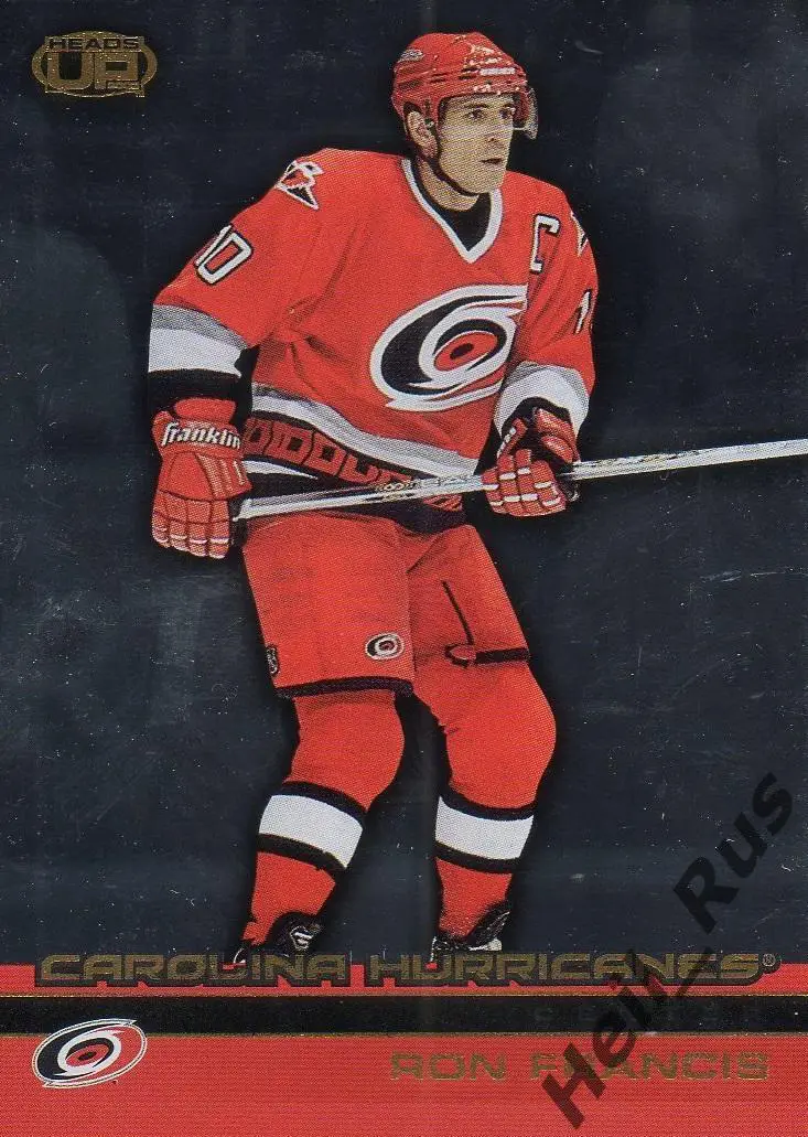 Хоккей. Карточка Ron Francis/Рон Фрэнсис Carolina Hurricanes / Каролина NHL/НХЛ