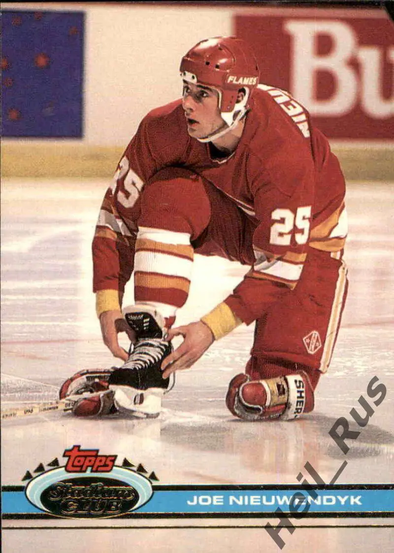 Хоккей Карточка Joe Nieuwendyk/Джо Ньювендайк (Calgary Flames/Калгари) НХЛ/NHL
