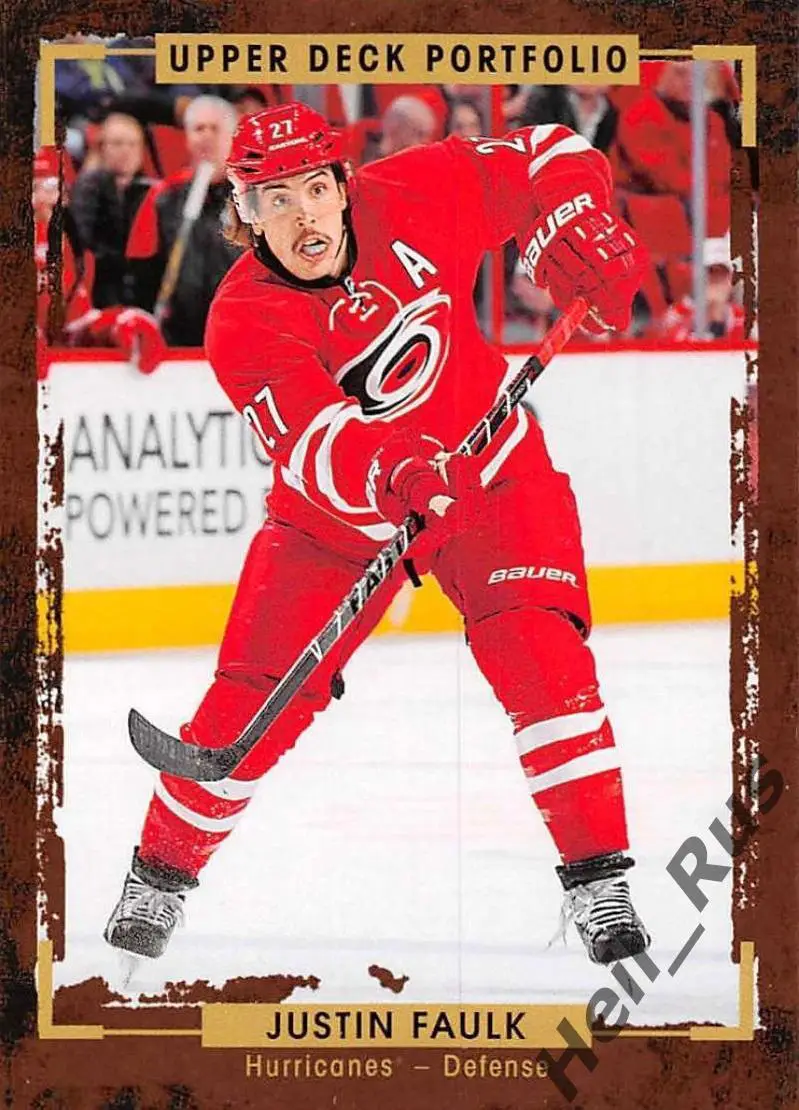 Хоккей Карточка Justin Faulk/Джастин Фолк (Carolina Hurricanes/Каролина) НХЛ/NHL