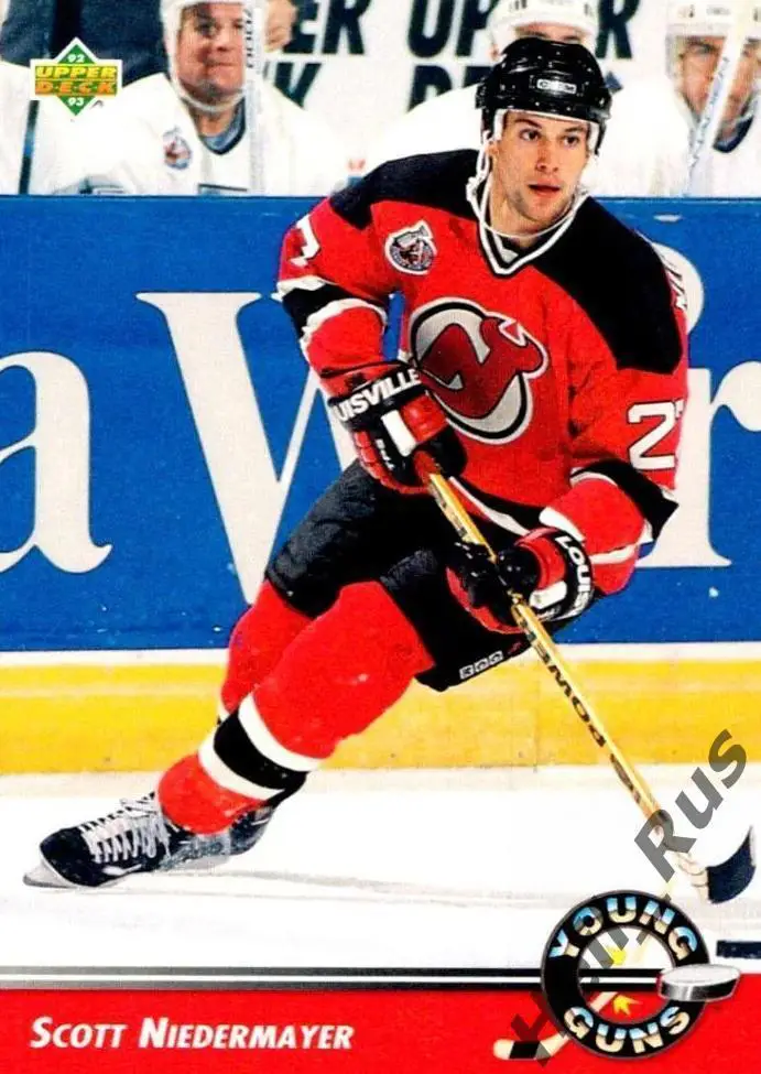 Карточка Scott Niedermayer/Скотт Нидермайер New Jersey Devils/Нью-Джерси НХЛ/NHL