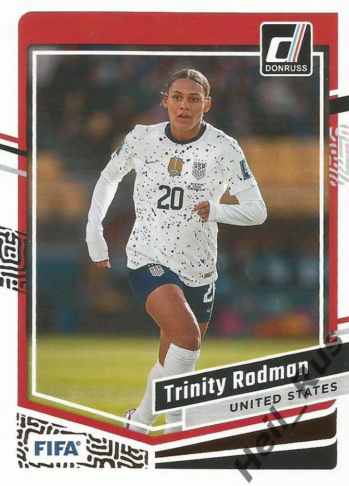 Футбол. Карточка Trinity Rodman/Тринити Родман (USA/США) Panini/Панини 2023/24