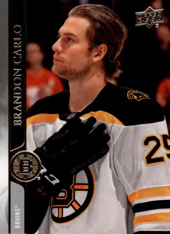 Хоккей. Карточка Brandon Carlo/Брэндон Карло Boston Bruins/Бостон Брюинз НХЛ/NHL