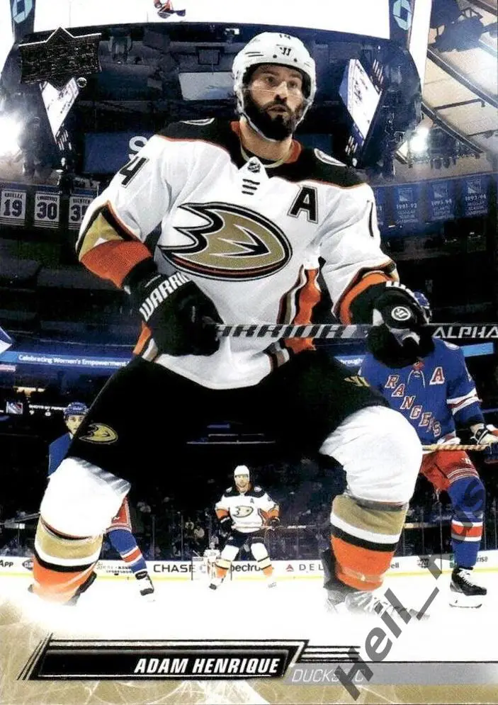 Хоккей Карточка Adam Henrique/Адам Хенрик (Anaheim Ducks / Анахайм Дакс) НХЛ/NHL