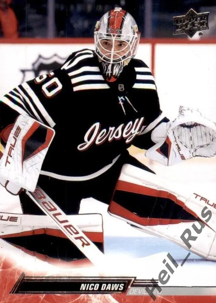 Хоккей. Карточка Nico Daws/Нико Доус New Jersey Devils/Нью-Джерси Девилз НХЛ/NHL