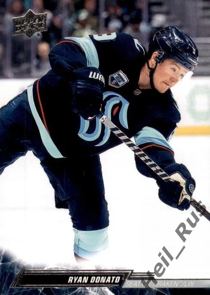 Хоккей. Карточка Ryan Donato/Райан Донато (Seattle Kraken/Сиэтл Кракен) НХЛ/NHL