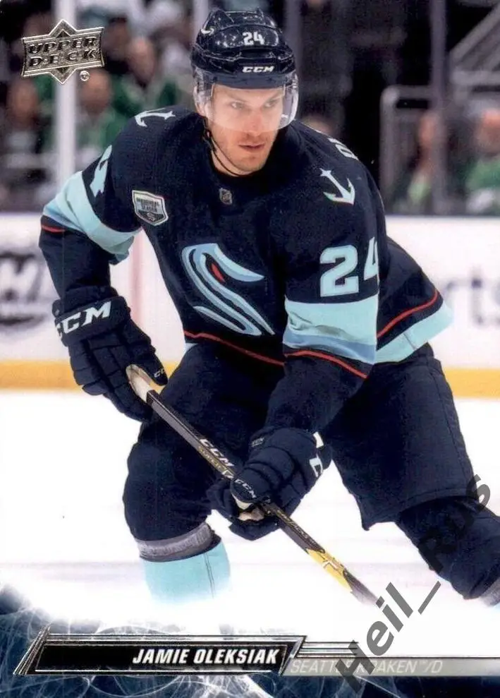 Карточка Jamie Oleksiak/Джейми Олексяк (Seattle Kraken/Сиэтл Кракен) НХЛ/NHL