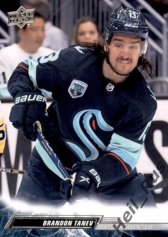Хоккей. Карточка Brandon Tanev/Брэндон Танев Seattle Kraken/Сиэтл Кракен НХЛ/NHL
