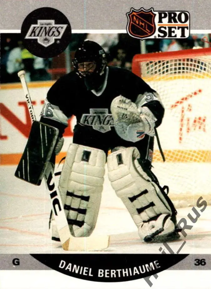 Карточка Daniel Berthiaume/Даниэль Бертюм Los Angeles Kings/Лос-Анджелес НХЛ/NHL