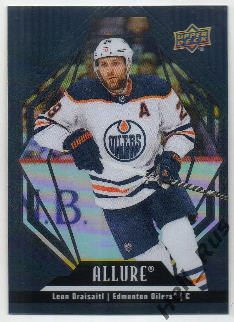 Хоккей. Карточка Leon Draisaitl/Леон Драйзайтль Edmonton Oilers/Эдмонтон NHL-НХЛ