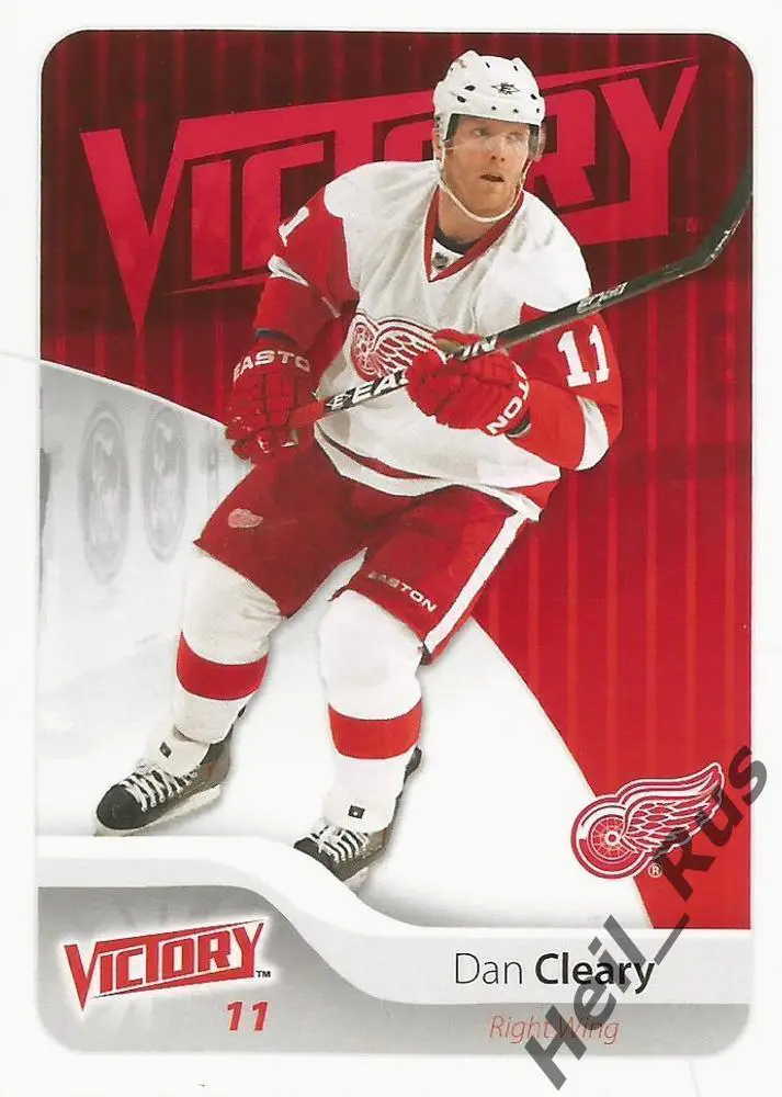 Хоккей. Карточка Daniel Cleary/Даниэль Клири (Detroit Red Wings/Детройт) НХЛ/NHL