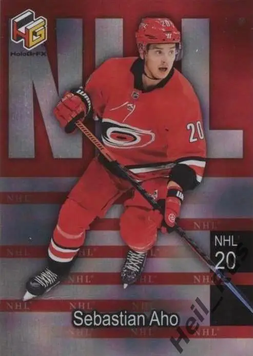 Хоккей Карточка Sebastian Aho/Себастьян Ахо Carolina Hurricanes Каролина NHL/НХЛ