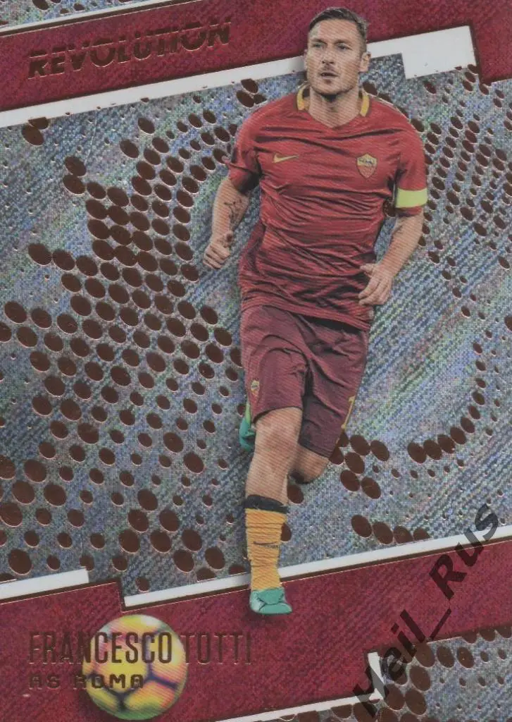 Футбол. Карточка Francesco Totti/Франческо Тотти (Roma/Рома) Panini/Панини 2017