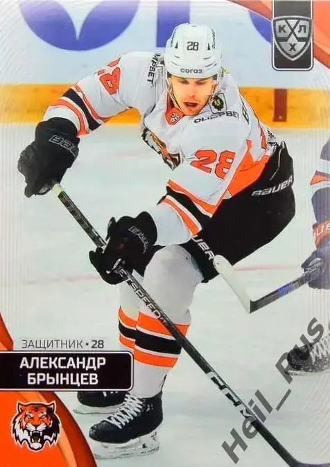 Хоккей. Карточка Александр Брынцев (Амур Хабаровск) КХЛ/KHL сезон 2023/24 SeReal