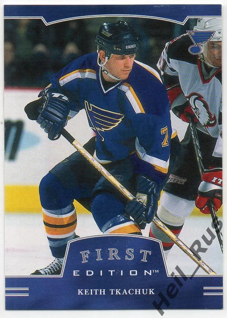 Хоккей; Карточка Keith Tkachuk/Кит Ткачук St. Louis Blues/Сент-Луис Блюз НХЛ/NHL