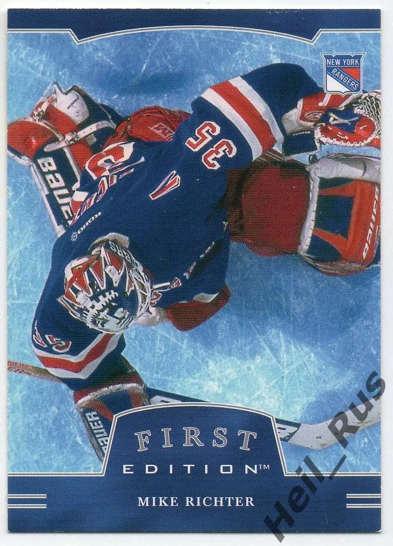 Карточка Mike Richter/Майк Рихтер (New York Rangers/Нью-Йорк Рейнджерс) NHL/НХЛ