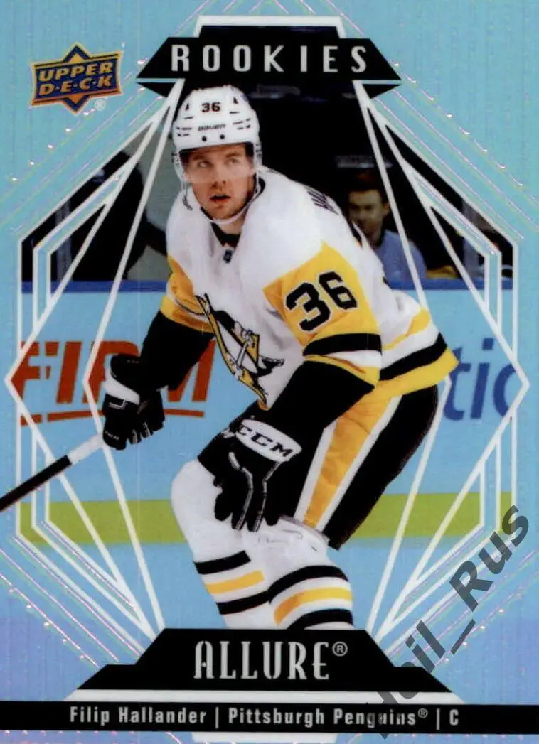 Карточка Filip Hallander/Филип Холландер (Pittsburgh Penguins/Питтсбург) НХЛ/NHL