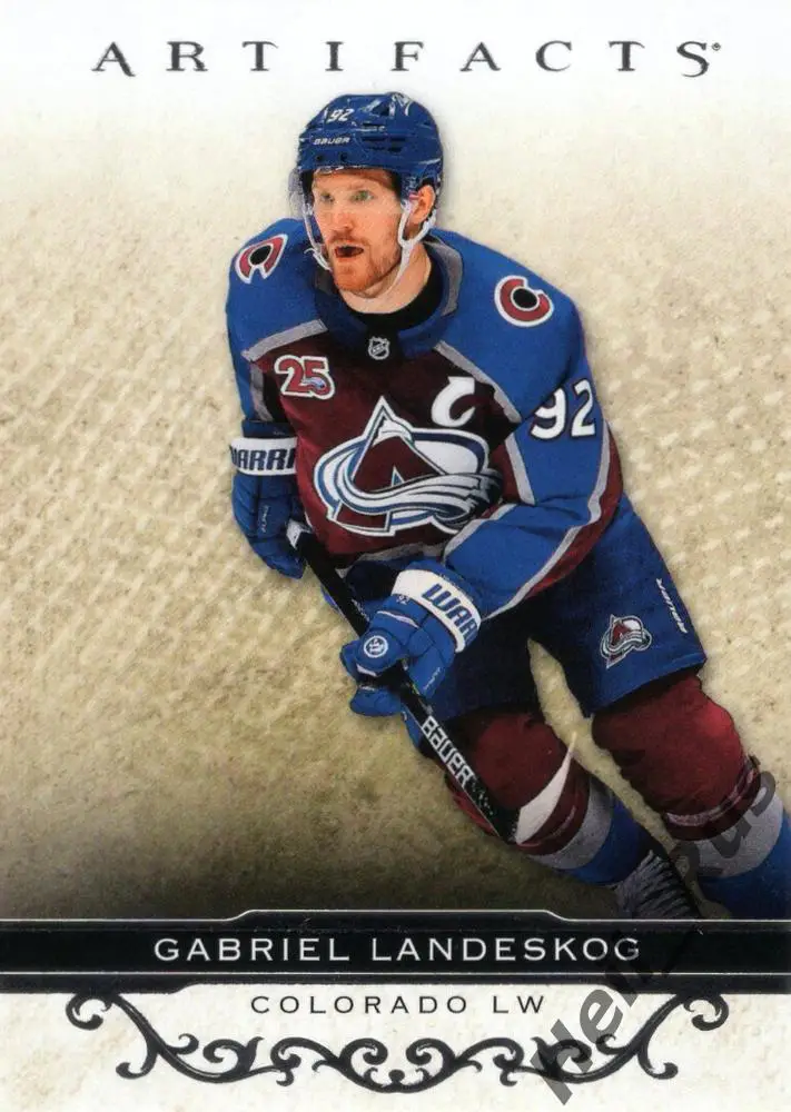 Хоккей Карточка Landeskog/Габриэль Ландескуг Colorado Avalanche/Колорадо NHL/НХЛ