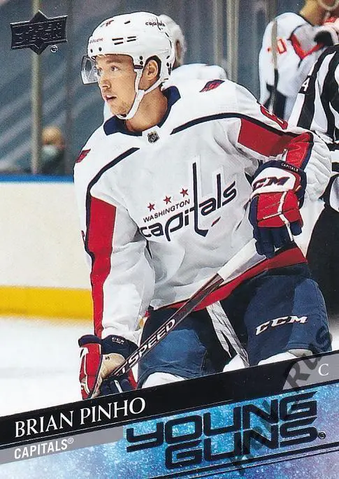 Хоккей. Карточка Brian Pinho/Брайан Пиньо Washington Capitals/Вашингтон НХЛ/NHL