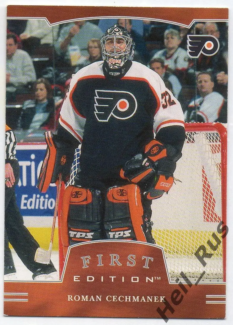 Карточка Roman Cechmanek/Роман Чехманек Philadelphia Flyers/Филадельфия НХЛ/NHL