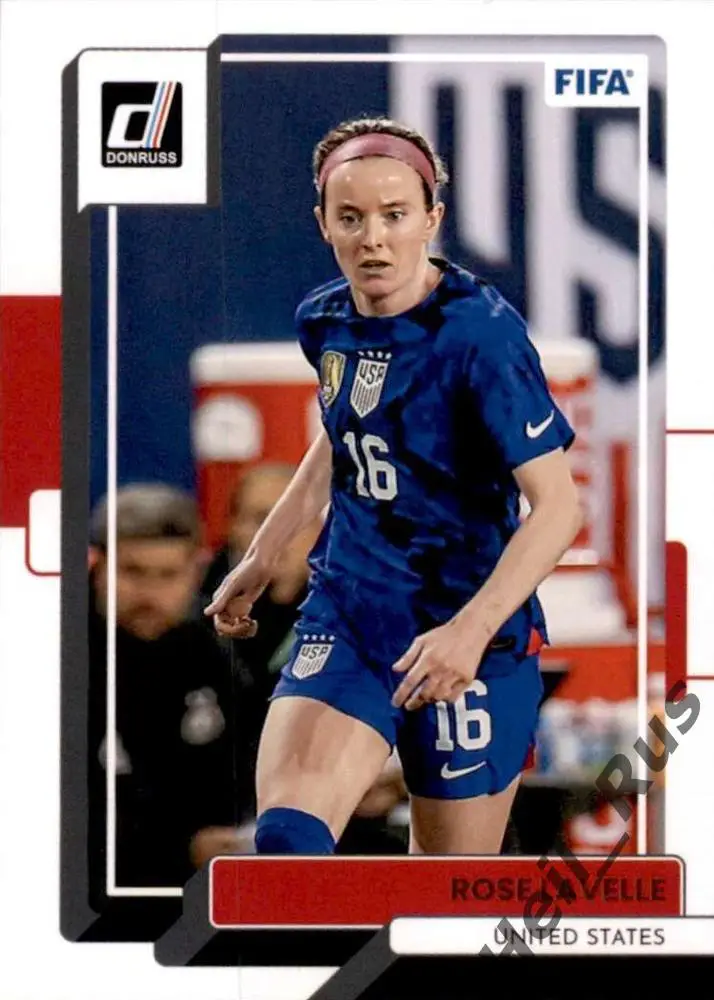 Футбол. Карточка Rose Lavelle/Роуз Лавелль USA/США Panini/Панини 2022-23 Donruss