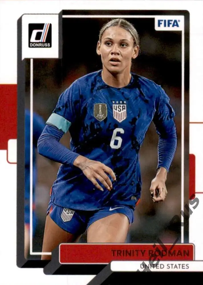 Футбол. Карточка Trinity Rodman/Тринити Родман (USA/США) Panini/Панини 2022-23