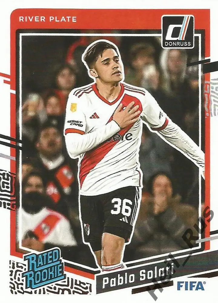 Футбол Карточка Пабло Солари (Ривер Плейт, Спартак Москва) Panini/Панини 2023/24