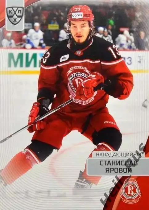 Хоккей. Карточка Станислав Яровой (Витязь Московская область) КХЛ 2023/24 SeReal