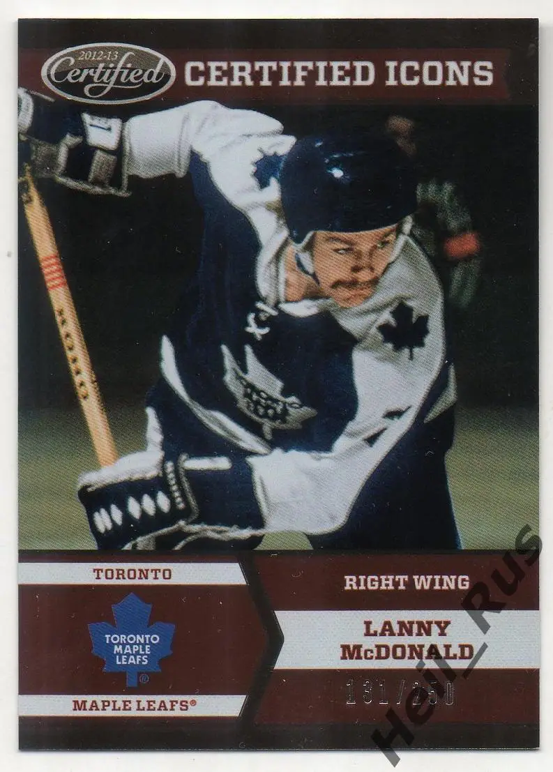 Карточка Lanny McDonald/Лэнни Макдональд (Toronto Maple Leafs/Торонто) NHL/НХЛ
