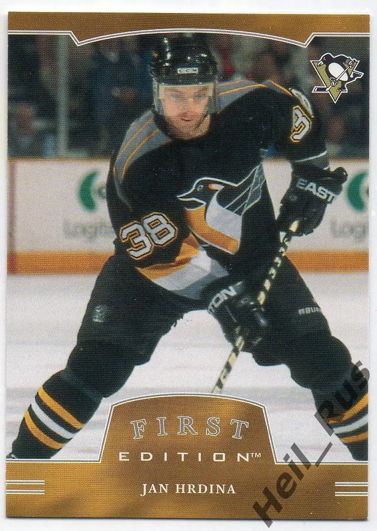 Хоккей. Карточка Jan Hrdina/Ян Грдина (Pittsburgh Penguins / Питтсбург) НХЛ/NHL