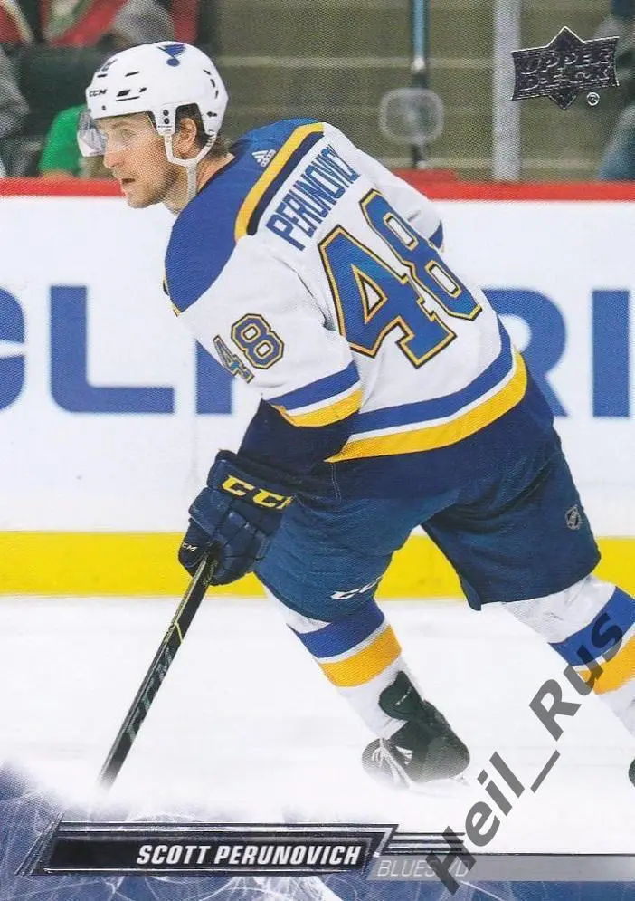 Карточка Scott Perunovich/Скотт Перунович St. Louis Blues/Сент-Луис Блюз НХЛ/NHL