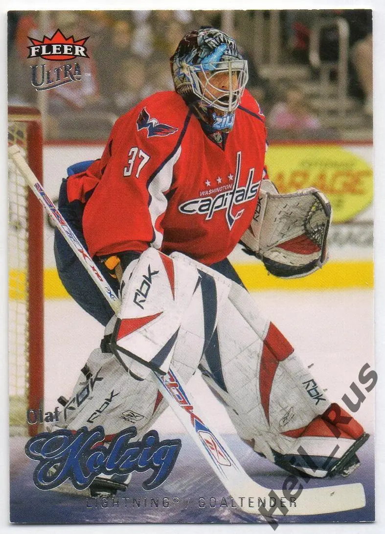 Карточка Олаф Колциг Washington Capitals/Вашингтон, Tampa Bay Lightning НХЛ/NHL