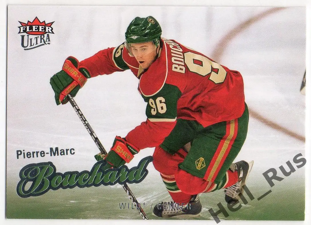 Карточка Pierre-Marc Bouchard/Пьер-Марк Бушар Minnesota Wild / Миннесота НХЛ/NHL