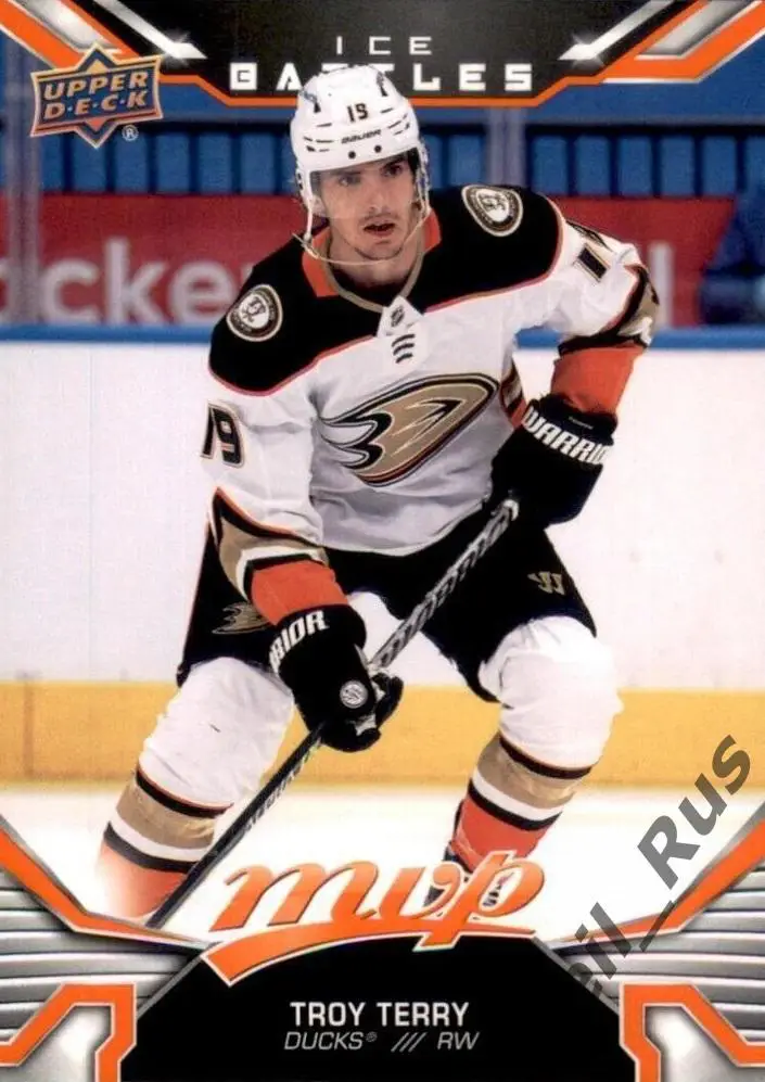 Хоккей. Карточка Troy Terry / Трой Терри (Anaheim Ducks / Анахайм Дакс) НХЛ/NHL