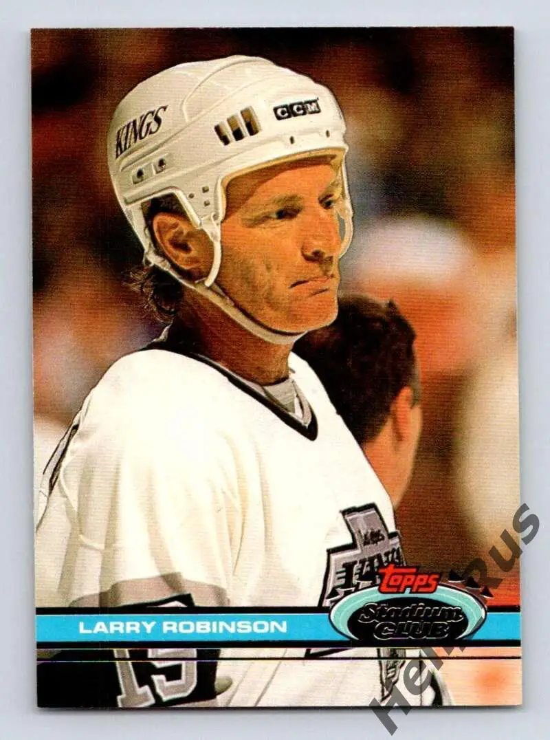 Хоккей; Карточка Larry Robinson/Ларри Робинсон (Los Angeles Kings/Кингз) НХЛ/NHL
