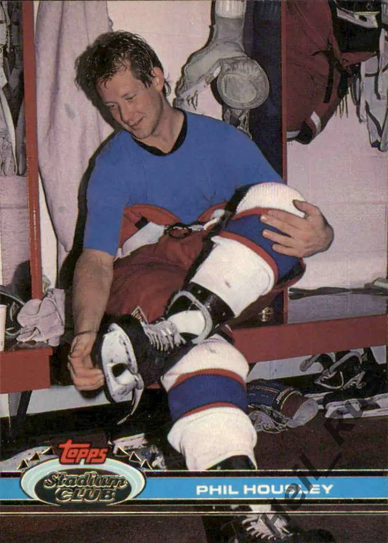 Хоккей; Карточка Phil Housley/Фил Хаусли (Winnipeg Jets/Виннипег Джетс) НХЛ/NHL