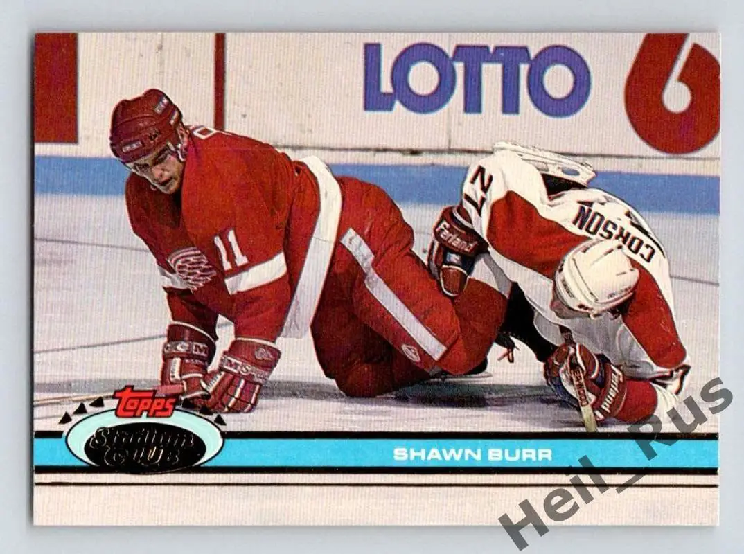 Хоккей Карточка Shawn Burr/Шон Бурр Detroit Red Wings/Детройт Ред Уингз НХЛ/NHL