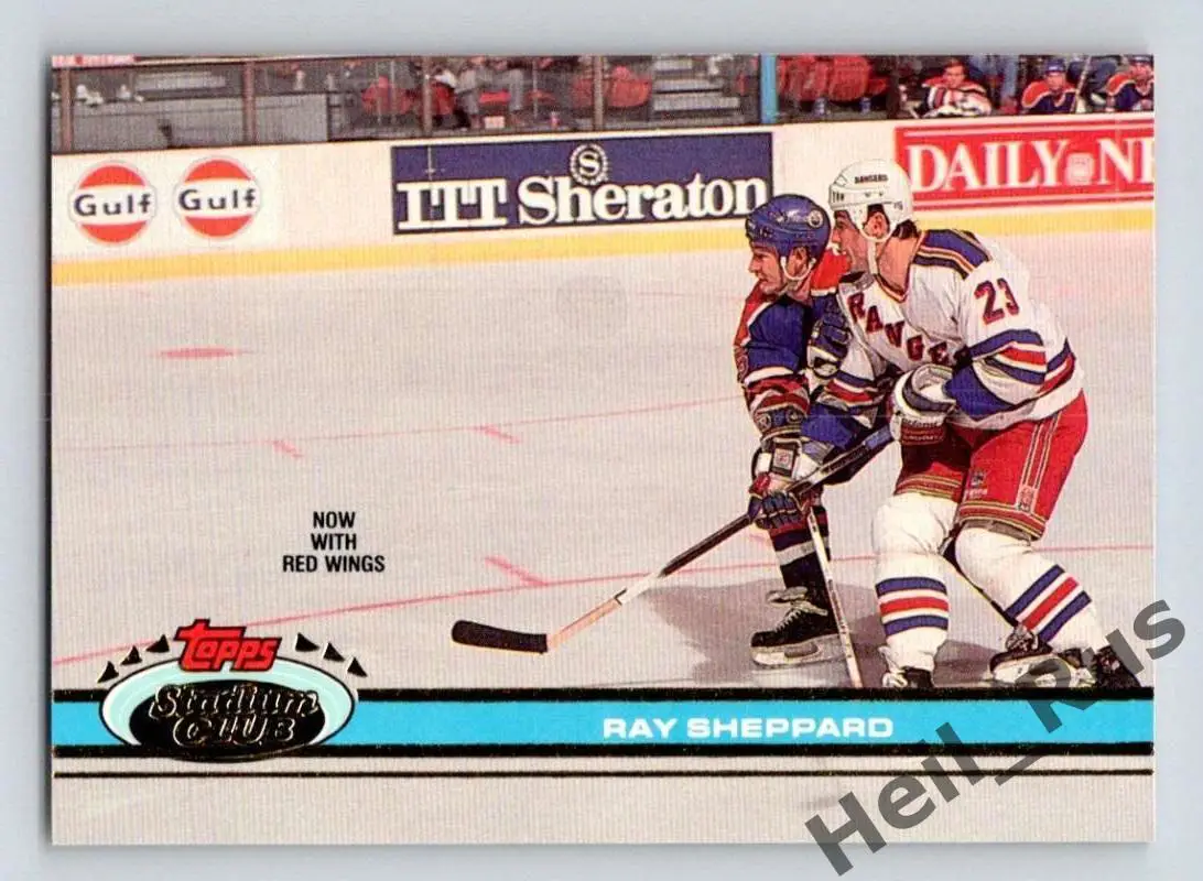 Карточка Ray Sheppard/Рэй Шеппард (New York Rangers/Detroit Red Wings) НХЛ/NHL
